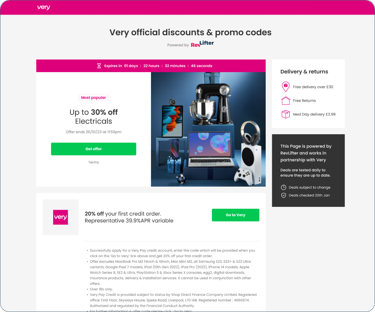 Webpage Very screenshot
